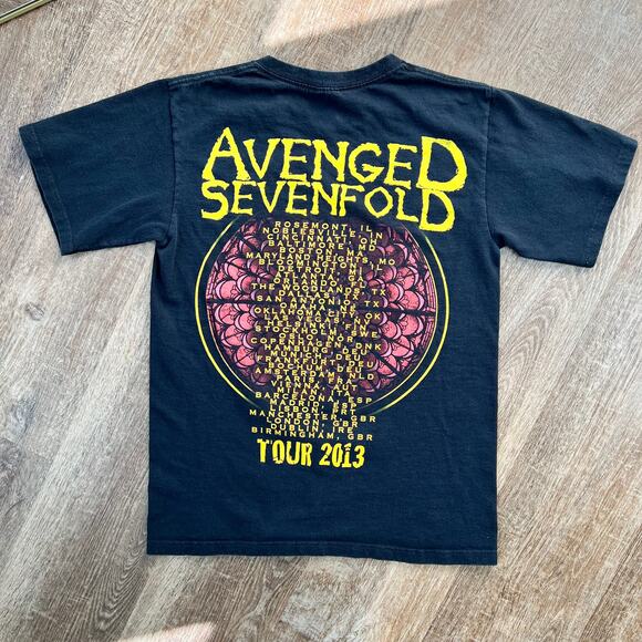 Anvil Y2K Avenged Sevenfold 2013 Band Tee Shirt Hail To The King - Picture 6 of 7
